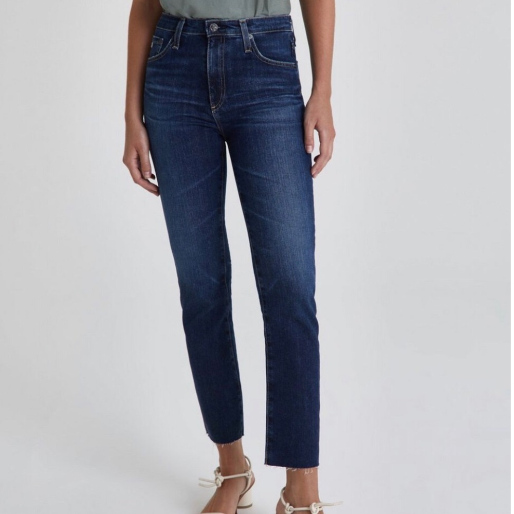 AG Isabelle Highrise Straight Leg Cropped